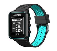CANMORE TW353 Orologio GPS da Golf per Uomo e Donna, Display LCD ad Alto Contrasto, Oltre 41.000 Campi Precaricati in Tutto il Mondo, Accessorio da Golf Essenziale e Leggero, Turchese/Nero