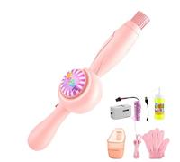 Canna a bolle di morbida giocattolo interattivo ricaricabile con luce multicolore nebbiosa per 3 anni estate spiaggia festa compleanno regalo