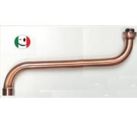 CANNA A " S " PER GRUPPO LAVELLO A MURO DA CM. 30 - RAMATO - RAME