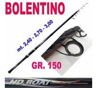 canna bolentino pesca barca mare orata fragolino pagello fondo piombo gr. 80 150