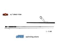 CANNA CRAZY FISH TROUT 6,1" XUL 2 SEZ. AZ DA 1 a 5 GR AREA TROUT