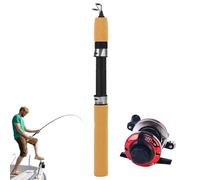 Canna da - Canna da casting da 23,62 pollici, mulinelli da portatili per viaggi, mulinello da peca Comoda mobilità Strumenti da psca per uomo | Attrezzatura leggera per la sul