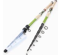 Canna da Casting,Canna Pesca Telescopica 2. 1m .4m,7m 3,0 m,6 Carbony Asta Maniglia in legno Lungo Shot Sea Pole Lure Pesca Trout Carp Canna da pesca telescopica(3.6 m)