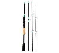 Canna da da Viaggio - Lancio Multisezione con Esche per,Asta Con Punta Sensibile Per tori In Torrente Escursionismo Trote Fiume Acqua Salata Campeggio Carpe Lago