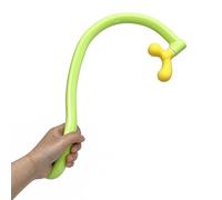 Canna da massaggio portatile per il corpo, strumento di massaggio per punti trigger, doppi ganci per massaggio, sollievo dal dolore dei tessuti profondi per schiena, spalle, collo