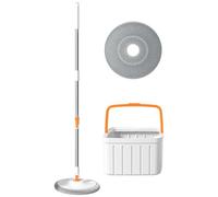 Canna da pavimento e secchio, mop e set di secchi,Mop in legno duro con controllo - 2 depuratore di acqua secca da parete per ristorante industriale commerciale