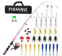 Canna da per ragazzi, set da per bambini - Kit per principianti di piccola - Kit per principianti da portatili, set di attrezzatura da con borsa per il trasporto per ragazzi, ragazze, giovani