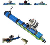 Canna da pesca a catapulta, attrezzi portatili per la pesca con esche artificiali, attrezzi professionali per la pesca con esche artificiali (Silver)