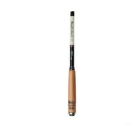 Canna da pesca a corto raggio, da 1,2 m a 1,8 m, struttura in fibra di carbonio con maggiore sensibilità e bloccaggio liscio delle articolazioni (1,5 m, nero)