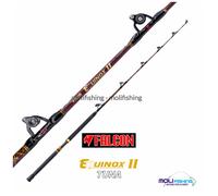 CANNA DA PESCA A DRIFTING TONNO ROSSO FALCON EQUINOX II 30/50 LBS CARRUCOLATA