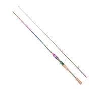 Canna da Pesca a Lancio con Materiale Carbonio E Rivestimento Elettrolitico per Pesca a Lure in Laghi E Fiumi con Anelli Filo E Manico in per Lancio Controllato, 1.83M, Stile B