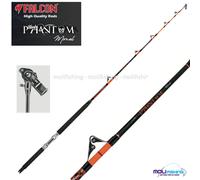 CANNA DA PESCA A TRAINA FALCON BLACK PHANTOM MONEL AZIONE 16 - 30 E 50 LBS NEW