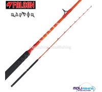 CANNA DA PESCA A TRAINA FALCON RAPTOR 8/16 E 12/20 LBS 2 LUNGHEZZE COMPOSITO NEW