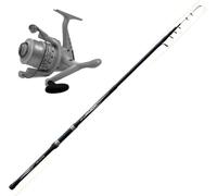 Canna Da Pesca Bolentino Telescopica Mt. 3,00 + Mulinello Mare Barca Orata Kit