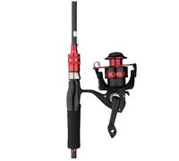 Canna da Pesca Canna da pesca con esca, lancio in mare, manico dritto, ruota girevole, asta