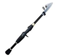 Canna da Pesca Canna da pesca telescopica 1,6/1,8/2,1/2,4 m lancio in fibra di carbonio ad alta densità leggera for stagni e bacini artificiali(Black Cast Rod,1.8m)