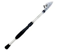 Canna da Pesca Canna da pesca telescopica 1,6/1,8/2,1/2,4 m lancio in fibra di carbonio ad alta densità leggera for stagni e bacini artificiali(White Spin Rod,1.8m)