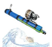 Canna da pesca catapulta di aggiornamento 2026, mulinello da pesca compatto, canna da pesca portatile for pescatori all'aperto, viaggi in acqua salata e dolce(KS30)