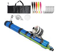Canna Da Pesca Catapulta + Kit Mulinello, Canna Da Pesca A Mosca Professionale Mulinello Da Pesca A Fionda Compatto Canna Da Pesca A Mosca Portatile for Acqua Dolce E Salata(Intermediate)