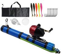 Canna Da Pesca Catapulta + Kit Mulinello, Canna Da Pesca A Mosca Professionale Mulinello Da Pesca A Fionda Compatto Canna Da Pesca A Mosca Portatile for Acqua Dolce E Salata(Standard)