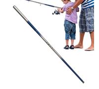 Canna Da Pesca Compatta - Bacchetta Da Pesca Ergonomica,Kit Attrezzatura Portatile Design Salva Spazio per Viaggio Spigola D'Acqua Salata Trote Fiume Pesce Gatto Lago