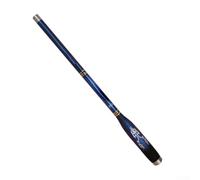 Canna da pesca compatta e portatile, 1 6 m, 2 7 m, in fibra di carbonio, per pesca a torrente con forte durata (2,1 m+1,2 nodi blu)