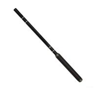 Canna da pesca compatta e portatile, 1 6 m, 2 7 m, in fibra di carbonio, per pesca a torrente con forte durata (1,6 m+1,2 nodi nero)