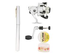 Canna Da Pesca Con Penna - Mini Canna Da Pesca Tascabile, Set Di Canne