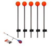 Canna da pesca con punta a molla, suggerimenti per mini pesca sul ghiaccio, accessorio flessibile per canna da pesca bobber in inverno per la pesca sul ghiaccio all'aperto