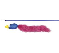 Canna da pesca con uccellino 50 cm assortita