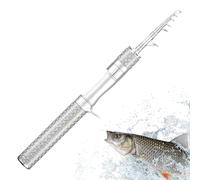 Canna da pesca corta portatile, canna da pesca ultra leggera | Canna da pesca leggera e portatile - Canna da pesca da viaggio Canna da pesca in fibra di carbonio adatta alla pesca dei piccoli pesci