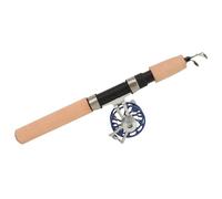 Canna da pesca del ghiaccio e combo bobina robusta maniglia anti -slip in fibra di vetro resistente a 65 cm Short sezione facile da usare compatto leggero per di pesca invernale