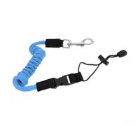 Canna da pesca e guinzaglio per kayak canoa cordino a spirale per una maggiore sicurezza e controllo delle attrezzature (azzurro)