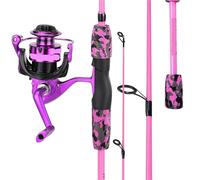 Canna da Pesca Fibra di Carbonio Canna da pesca combinata 1,66 m a 5 sezioni e mulinello spinning Retio .2: for set d'acqua dolce in acqua di mare per Pesca Mare Fiume