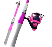 Canna da Pesca Fibra di Carbonio Canna da pesca telescopica portatile Combo1.5-2.4m e 2000 3000 4000 Bobina di filatura Kit lenza for d'acqua dolce per Pesca Mare Fiume