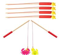 Canna da pesca giocattolo per bagno magnetico 6 pezzi bambino | Giocattolo pesca bambino Per ragazzi prescolari asilo casa appartamento presepe spazio x bagno compleanno