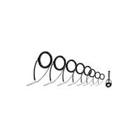 Canna da Pesca Guide per Le Canne da Pesca 9 pezzi guide for canna da pesca kit di riparazione anello anello in ceramica spinning casting pole occhi ricostruzione kit di sostituzione accessori da pesc