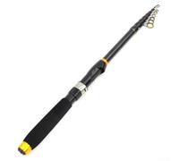 Canna da Pesca in Carbonio 3.6M Leggera per Viaggi | Lunghezza chiusa <55cm, design per ultra compatto, ideale per trasporti facili, lake pier river bank
