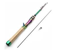 Canna da pesca in carbonio ultra leggera UI Power, canna da pesca telescopica per casting, canna da pesca tascabile, 1-5 g, canna da pesca piccola (canna da spinning, 180 cm)