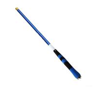 Canna da pesca in carbonio ultraleggera, pieghevole, per pesca in torrente, lunghezze multiple per un uso ottimale (2,1 m, blu)