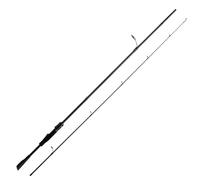 Canna da pesca M1 in un pezzo, due pezzi, canne da pesca spinning e casting, guide Fuji O+A-Ring, in fibra di carbonio da 24 tonnellate, 1 pezzo e 2 canne da pesca ultraleggere per spigola, trota
