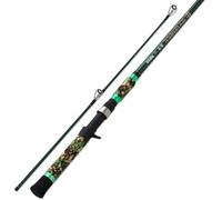 Canna da Pesca per Artificiali, Impugnatura dritta, 2.4 m | metallo, Canna da pesca robusta, Lancio a distanza, Per lanciatori esperti
