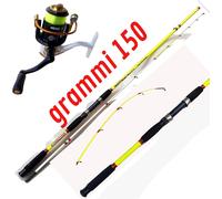 Canna Da Pesca Seppie Calamari Eging Barca Tataki Oppai Kit Con Mulinello Mare