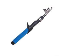 Canna da pesca telescopica dal design elegante, in fibra di carbonio, adatta a tutti i tipi di pesci del mare (blu 1,6 metri)