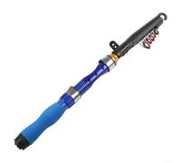 Canna da pesca telescopica in carbonio per mini canna da pesca combinata costruita con particolare attenzione alla portabilità, leggera e flessibilità all'aperto (1,2 m, blu)