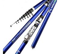 Canna da Pesca Telescopica Portatile, Fibra di Carbonio 3.6M 4.5M 5.4M 6.30M for Canna da Pesca M Power Telescopica Rock Fishing Rod Carp Feeder Rod Surf for Canna(6.30m)