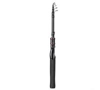 Canna da pesca telescopica portatile in carbonio per stalking da viaggio, punta ad azione rapida, 150 cm (S180, 1,8 m)
