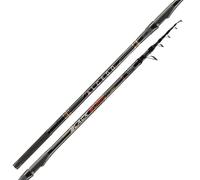 Canna da Pesca telescopica Surfcasting ALCEDO BLACK SURF - 3,90 mt - carbonio