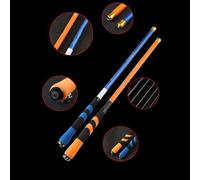 Canna da pesca telescopica ultra leggera, compatta, in fibra di carbonio, perfetta per la pesca in torrente e per un facile trasporto (2,1 m, blu)