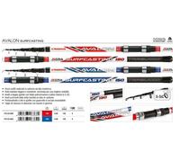 CANNA DA PESCA TRABUCCO AVALON SURFCASTING CARBONIO MARE TELESCOPICA SERRA BEACH